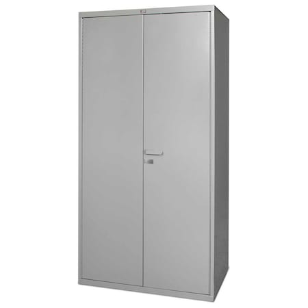 Global Industrial Full Height Storage Cabinet, 72 in H, 36 in W, Gray 316054